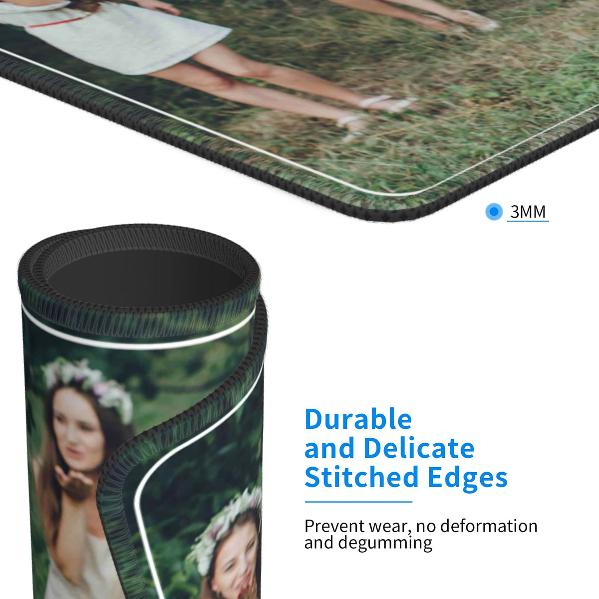 Custom Mouse Pad Personalized Photo Moues Pad with Your Image/Text for Office Gaming Computer Desk