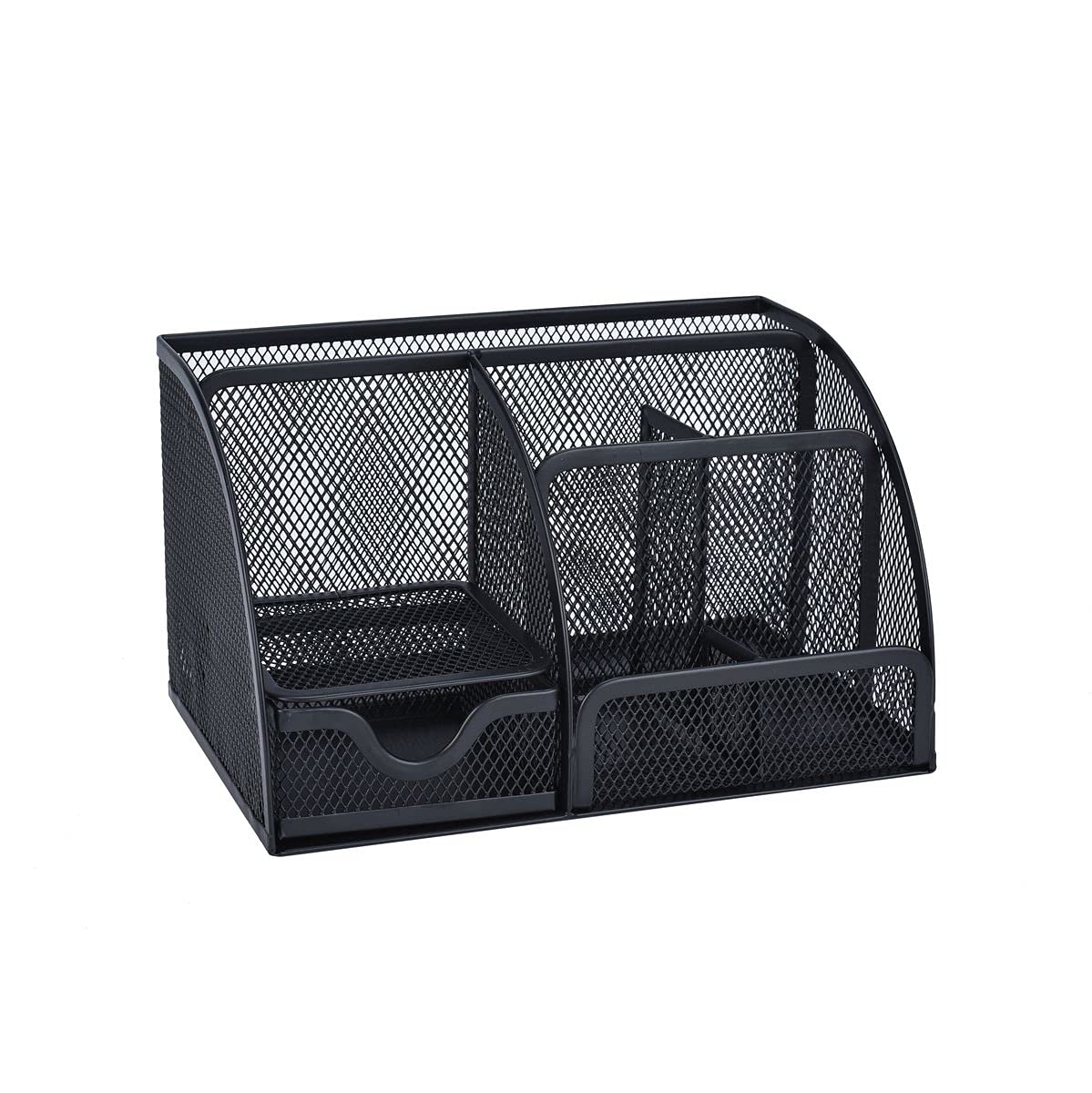 HyDt-QWE Mesh Desk Organizer, Pen Holders, Office Storage Supplies Drawer Organizers 7 in 1 for