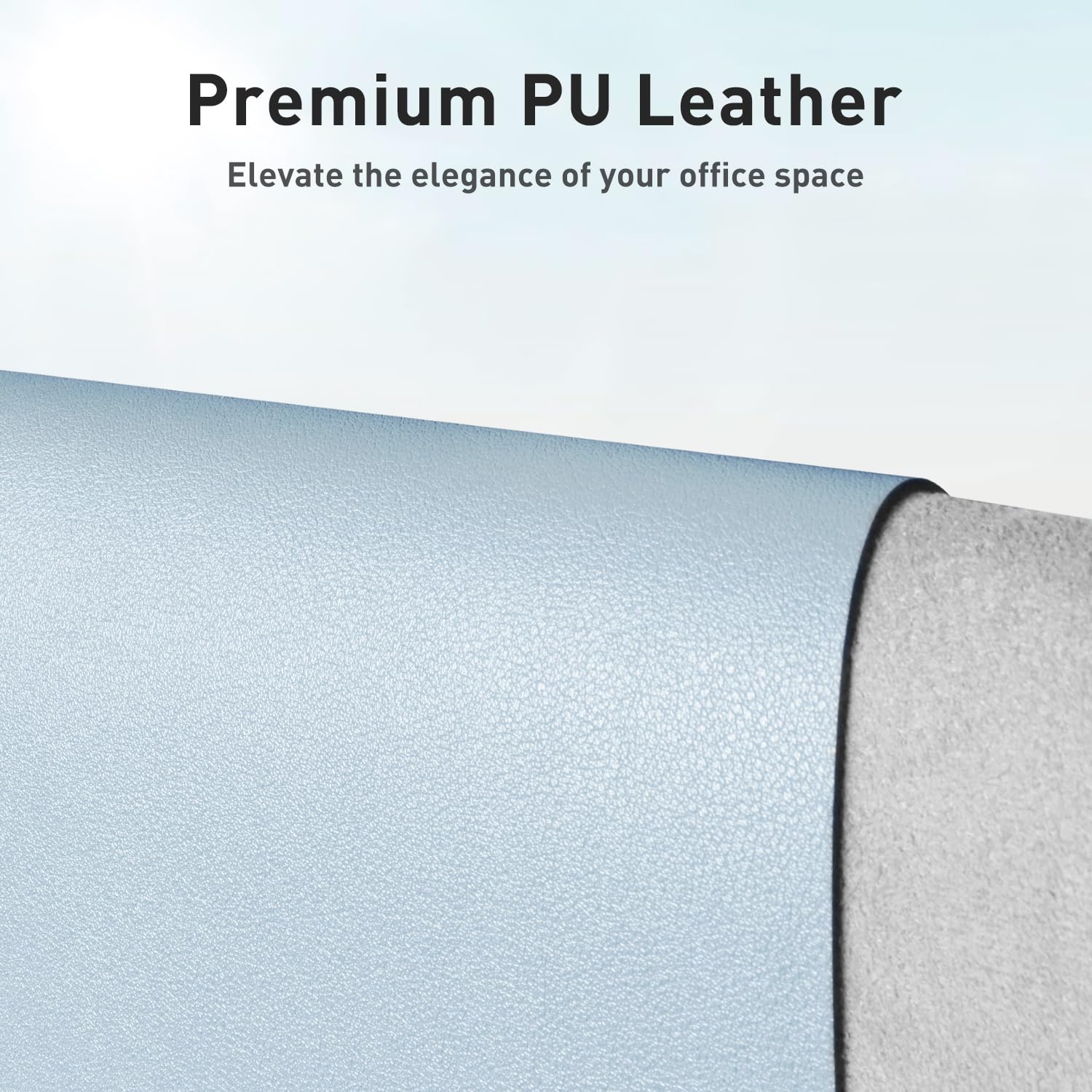 Aothia Leather Desk Pad Protector, Office Desk Mat, Large Mouse Pad, Non-Slip PU Leather Desk