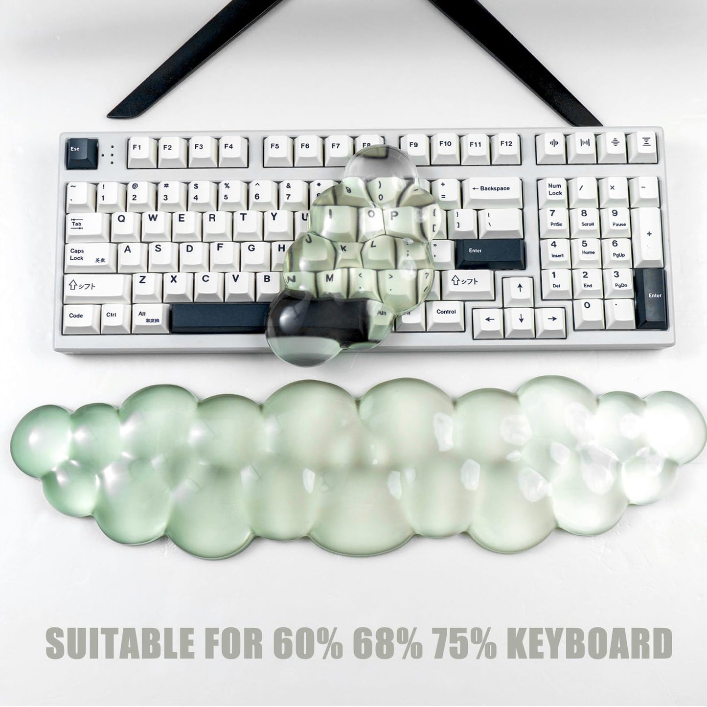 Gel Keyboard and Mouse Wrist Rest, Cloud Wrist Pad for Computer Keyboard