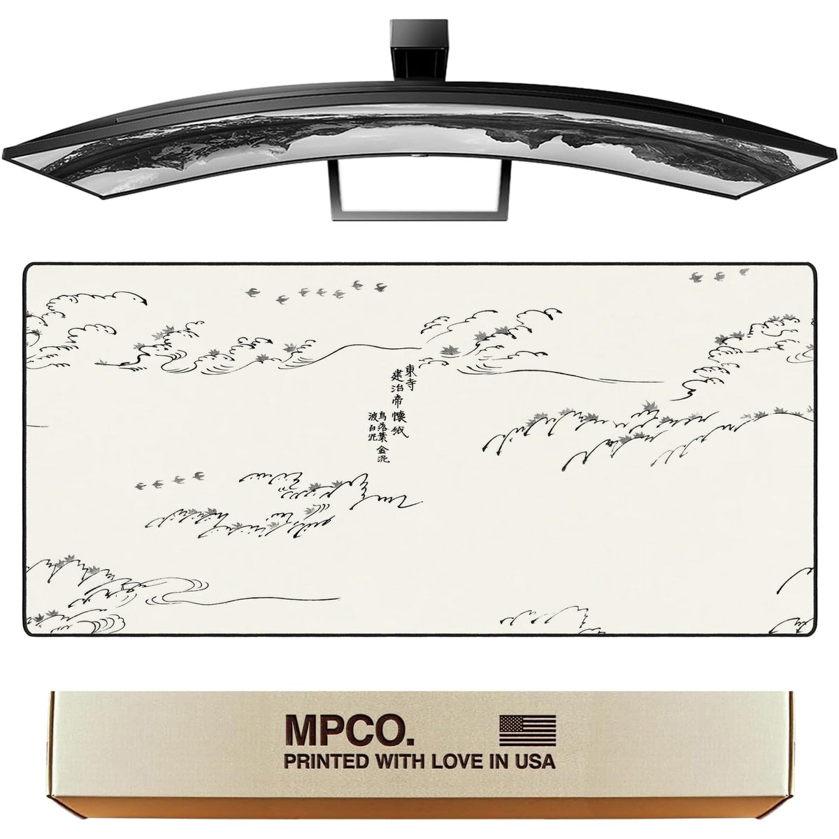 MPCO. Yatsuo 2 by Taguchi Tomoki Gaming Desk Pad, 36" x 17" Desk Mat