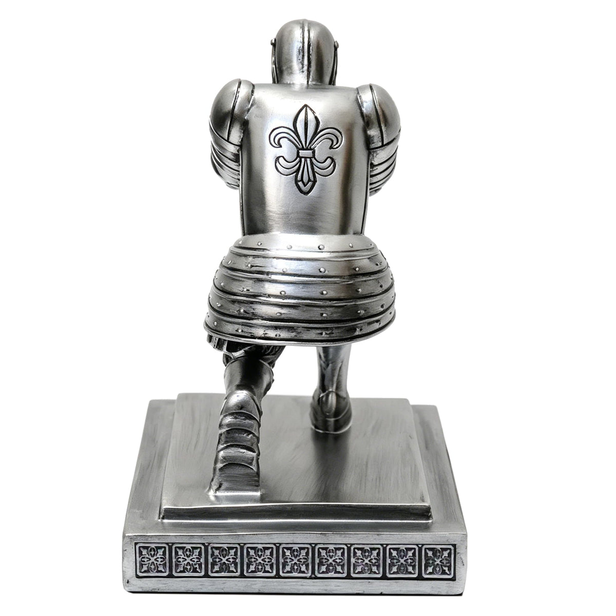 Soldier Executive Knight Pen Holder Personalized Desk Organizers Silver