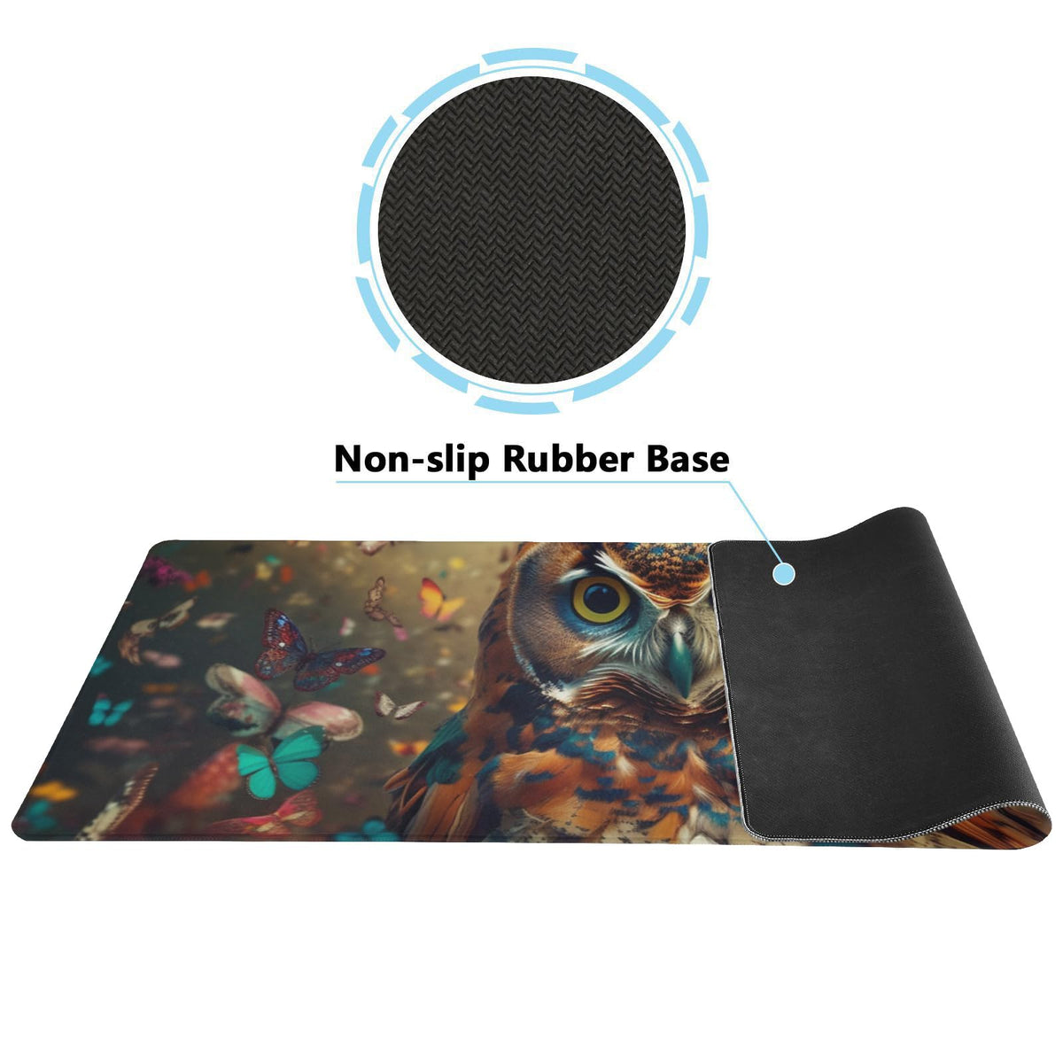 Oversized Non-Slip Mouse Pad for Gaming and Work - XXL Size with Easy Gliding Surface and Rubber