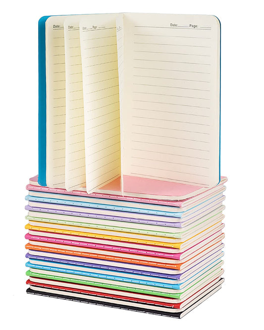 Gwybkq Small Lined Notepads Bulk 36 Pack Mini Pocket Notebooks Journal Set