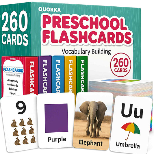 Flash Cards for Toddlers 3-5 — Learning Alphabet Flashcards for Kids 4-8