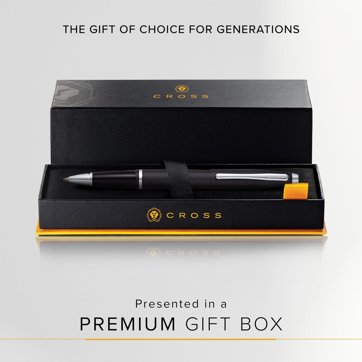 Cross Calais Rollerball Pen, Matte Black, Medium Point, Black Ink