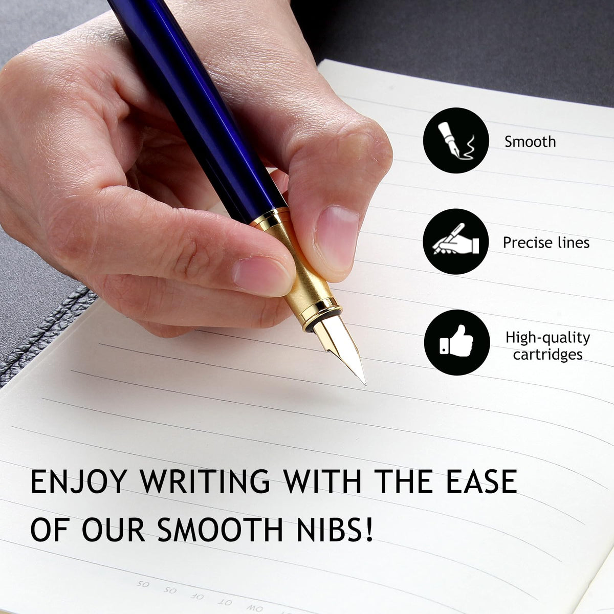 Zalantan Fountain Pen, luxury pens,Fine point smooth writing pens for journaling fancy pens with