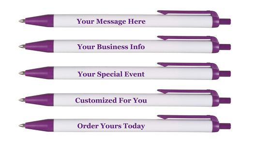 RevMark Personalized Ballpoint Pen, Custom Printed Name, Business or Event Information, Timeless