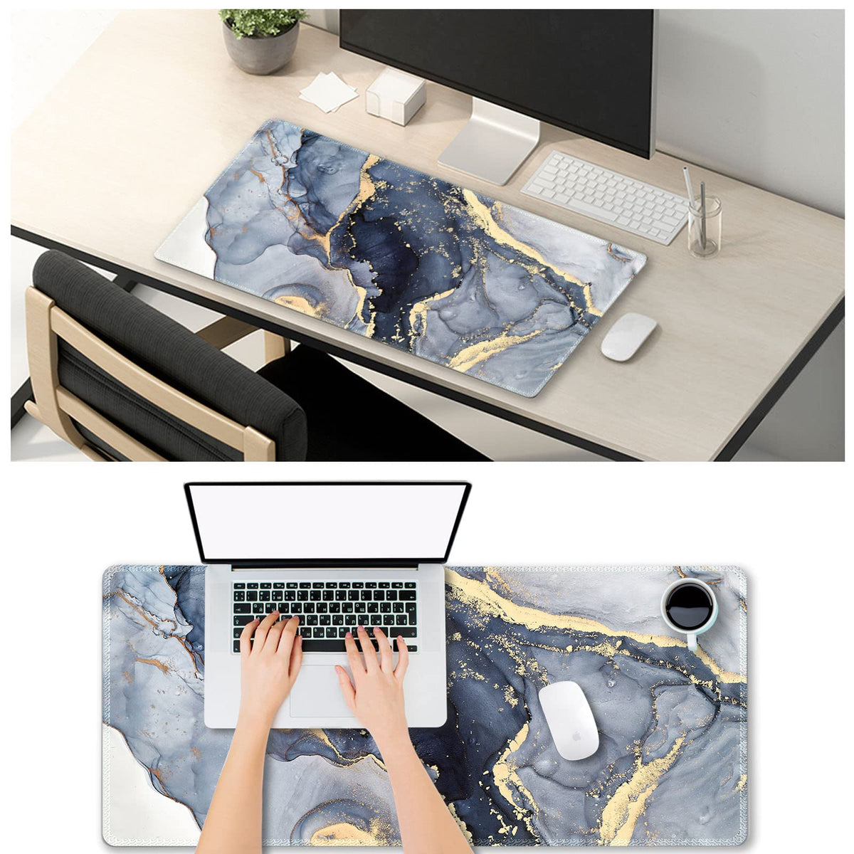 Extended Gaming Mouse Pad XXL ArtSo Large Keyboard Mat Long Mousepad Desk Decor Writing Pad Non