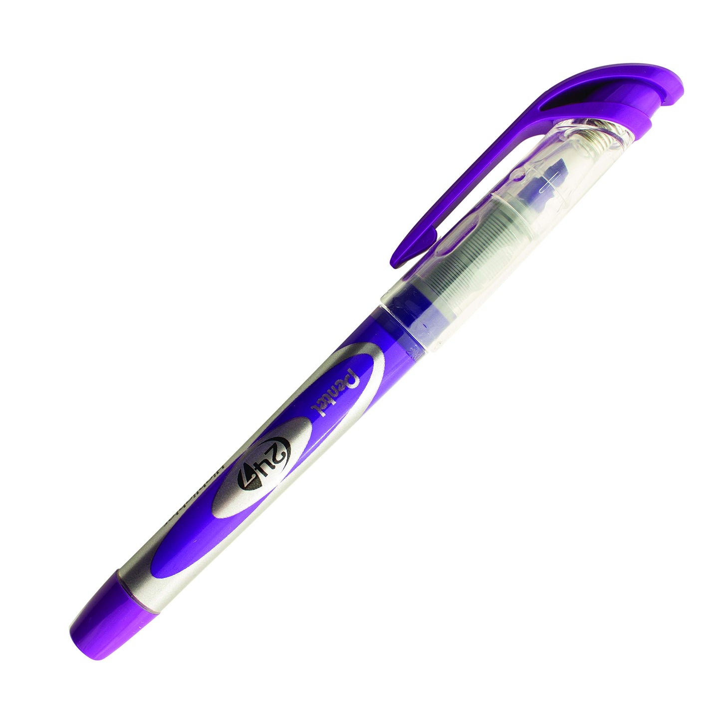 Pentel 24/7 Chisel Tip Liquid Highlighter, Violet Ink, Box of 12 (SL12-V)