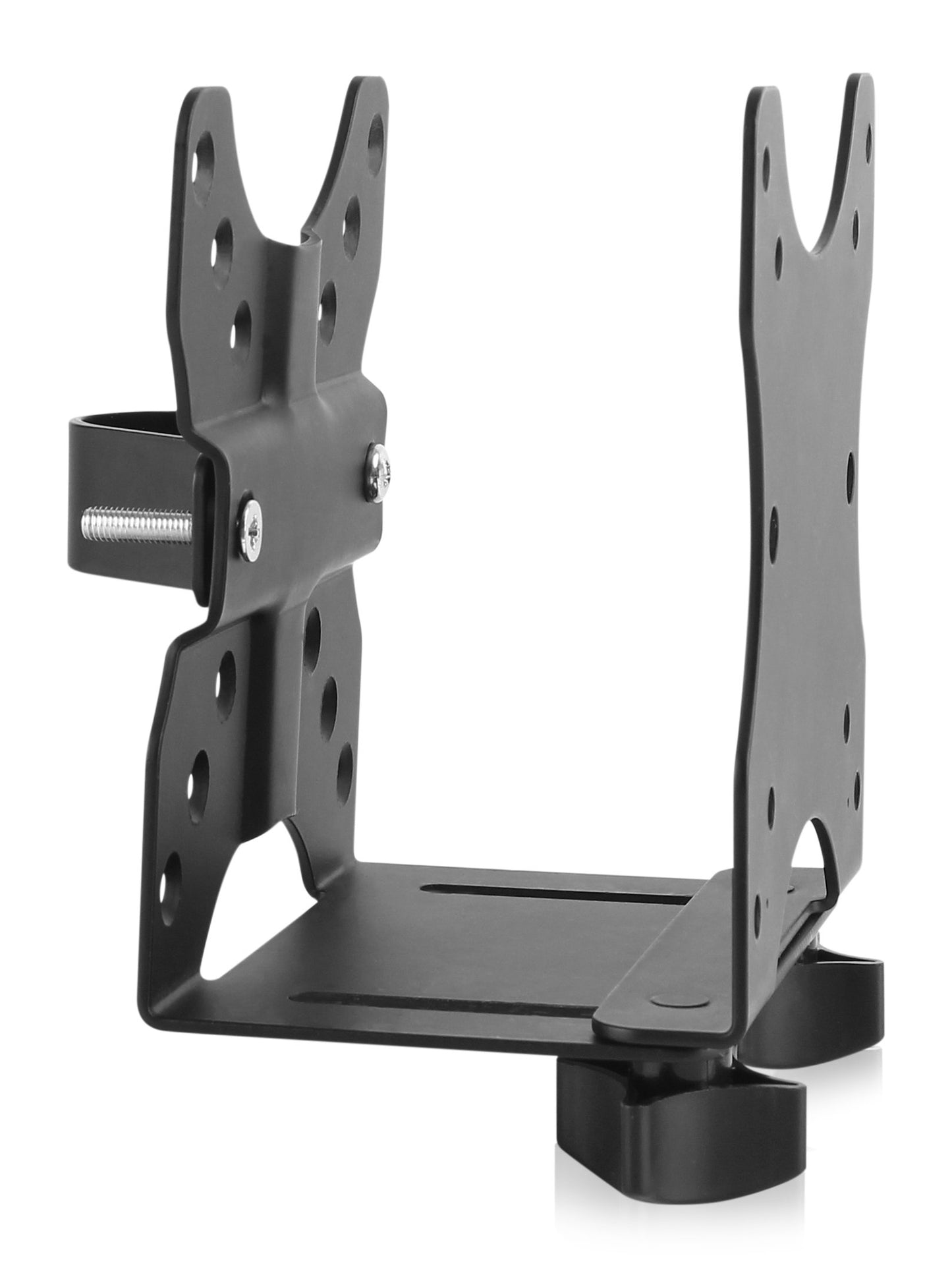 ICY BOX Mini PC Stand (Intel NUC, Mac mini etc.), Up to 5kg, Monitor Stand or VESA Mount, Variable
