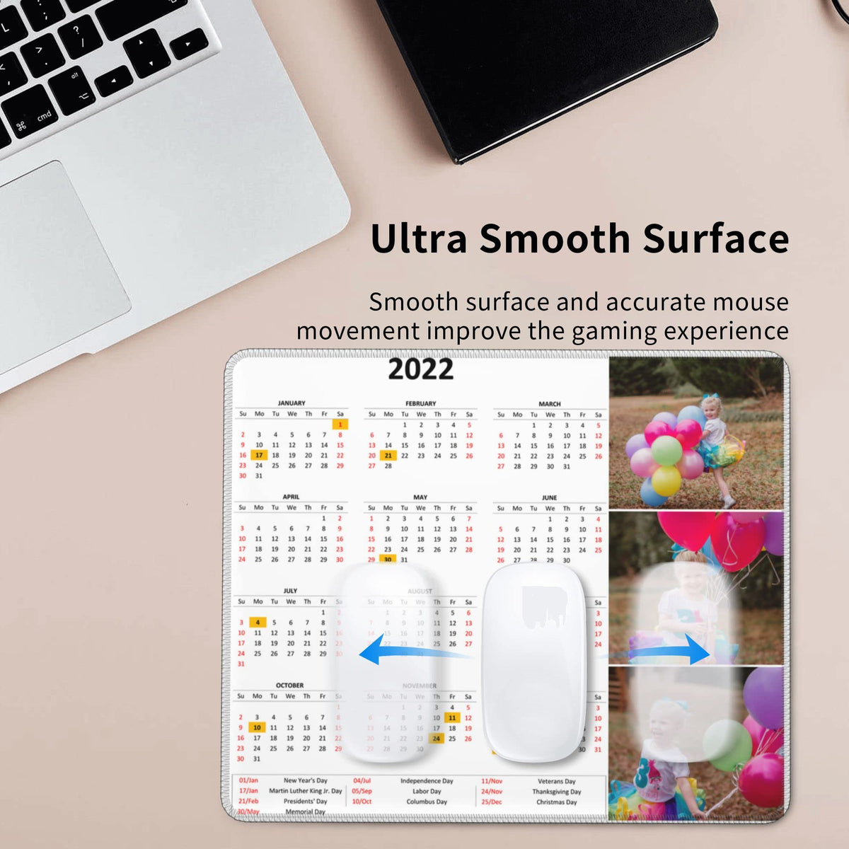 Custom Mouse Pad Personalized Photo Moues Pad with Your Image/Text for Office Gaming Computer Desk