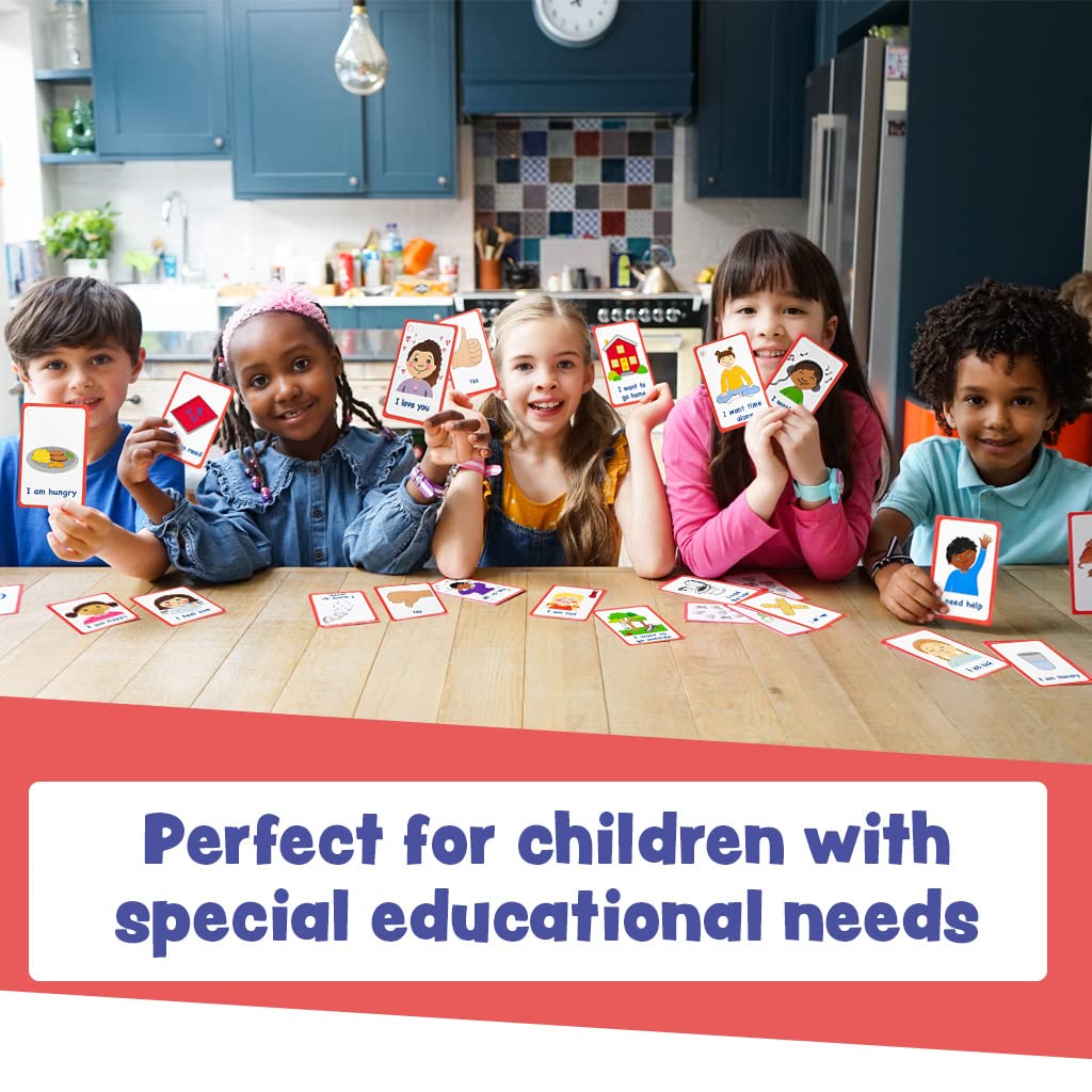 Amonev Special Needs My Communication Cards for Special Ed, Speech Delay Non Verbal Children and