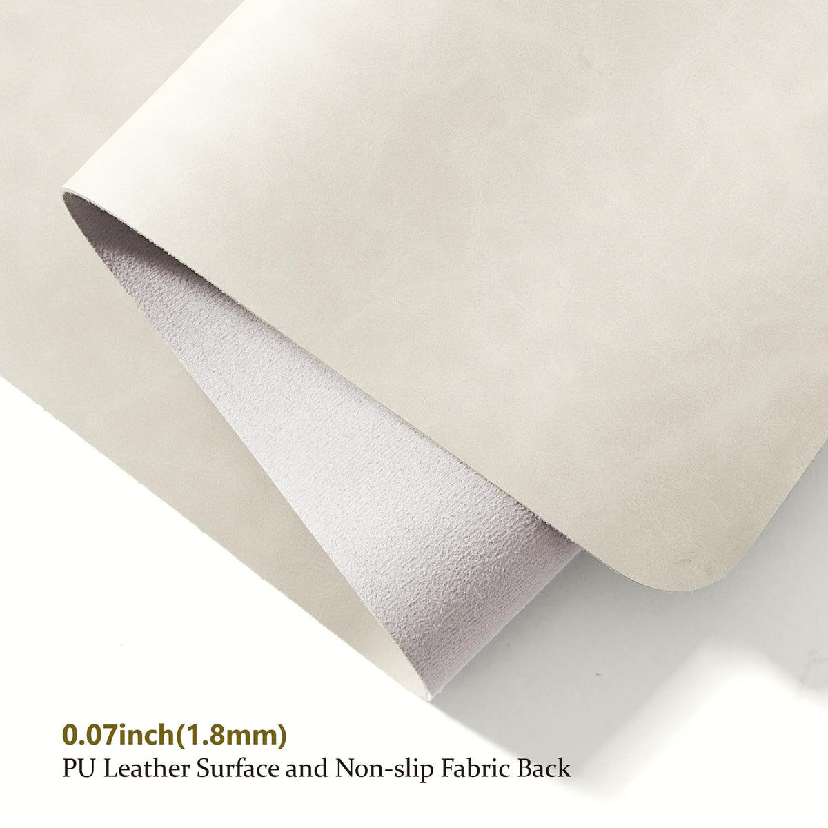 Distressed Leather Desk Mat - Non-Slip PU Desk Pad for Office and Home - Desk Organization and