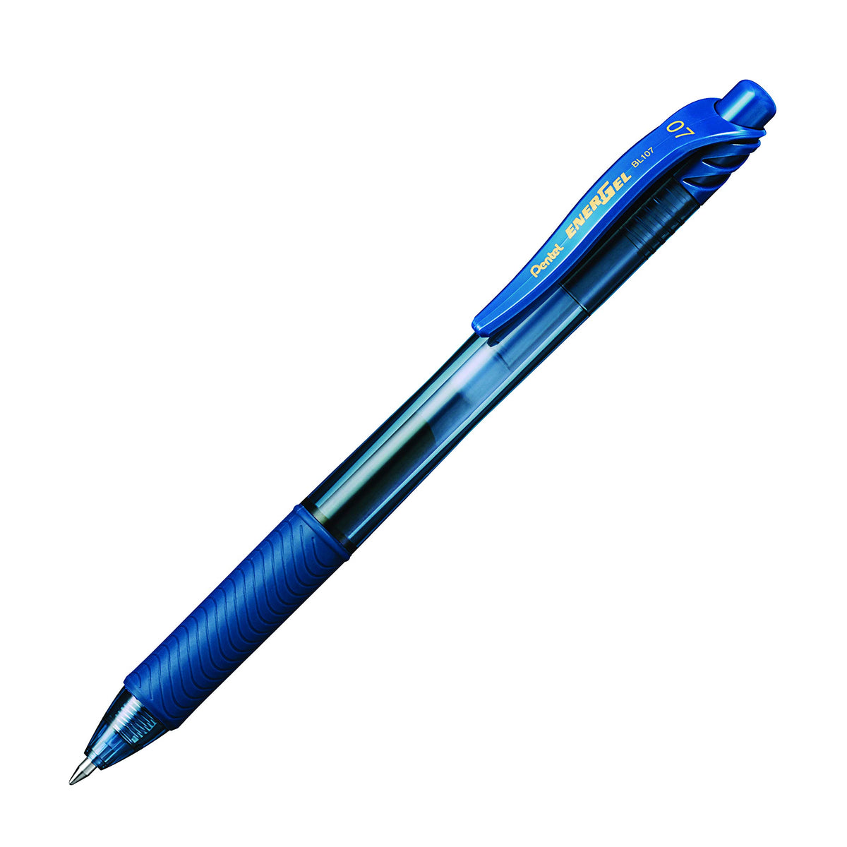 Pentel EnerGel BL107-C Retractable Gel Rollerball Pen 12 Stück Navy Blue