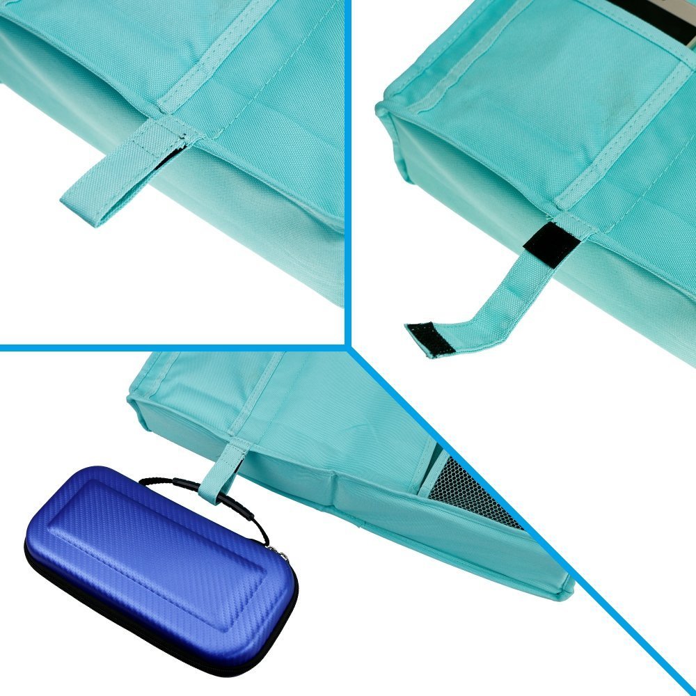 Large Pocket Bedside, Hanging Storage Organizer for Books,Phones,Tablets,Accessory and TV Remote
