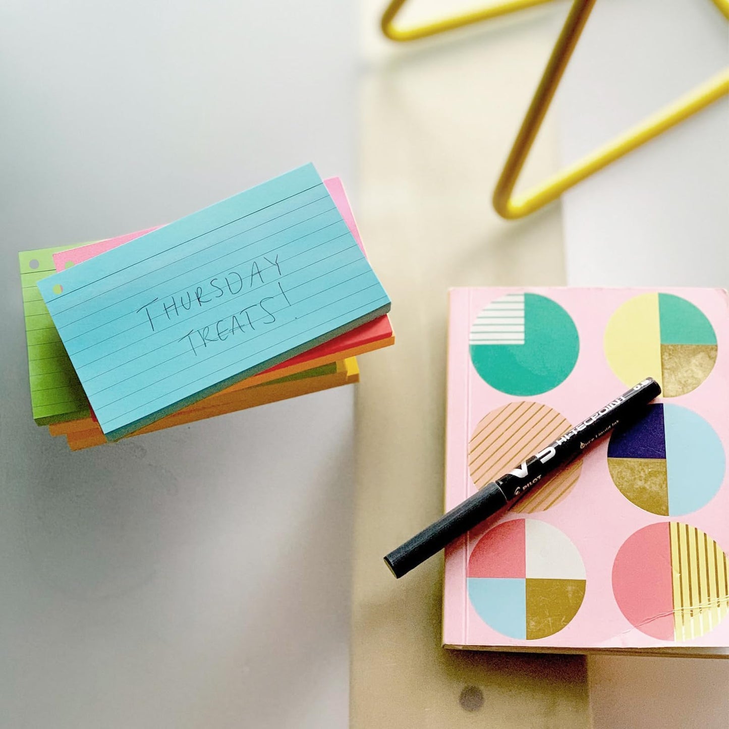 800 PCS Colored Index Cards, 3x5 Inches Flash Cards with Ring