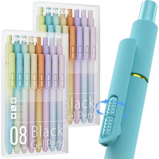 JIMMIDDA 16 Pack Gel Pens, Black Ink Quick-Drying No Smudge with Fidget