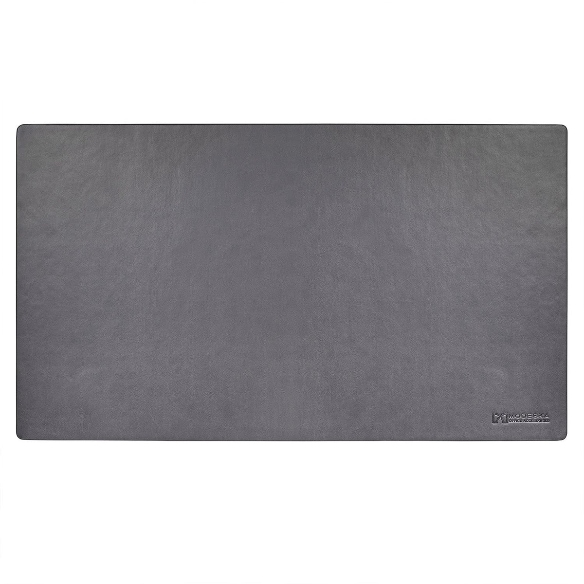 Modeska 24" x 14" Leather Desk Pad - SKIDSTOP™ Ultra Smooth Executive Blotter and Protective Mat