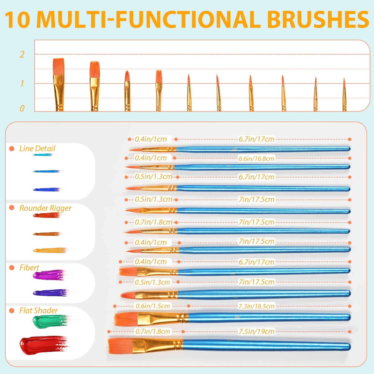 S & E TEACHER'S EDITION 330 Pcs Paint Brush Set