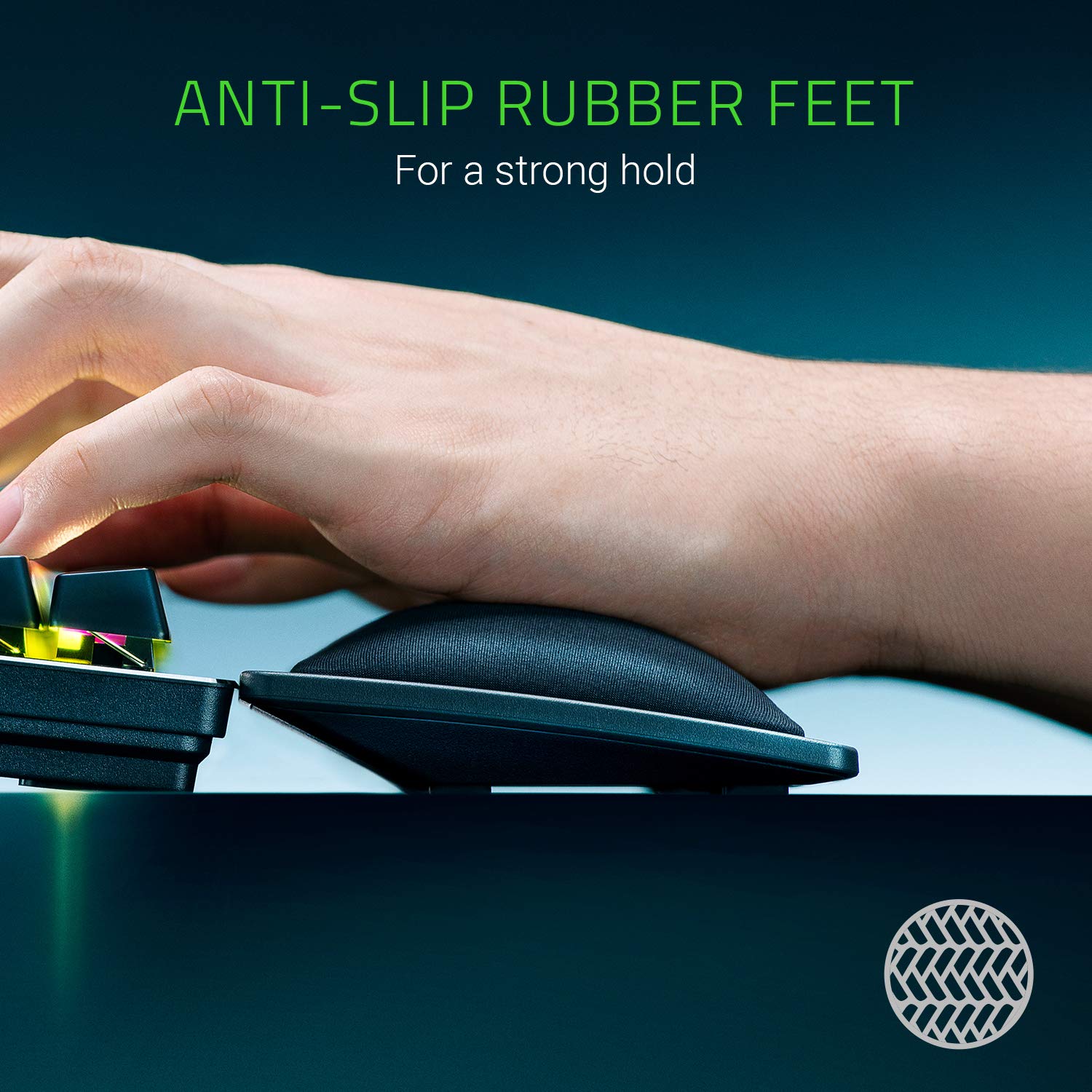 Razer Ergonomic Wrist Rest Pro for Full-Sized Keyboards, Black