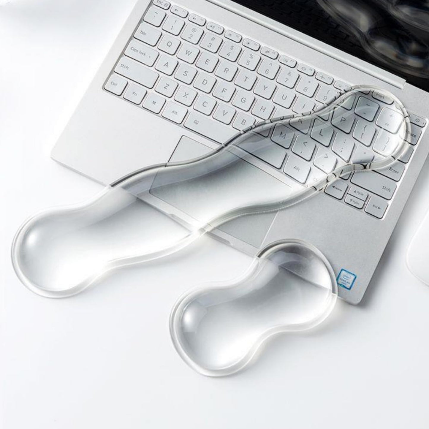 Aszqvd Mouse Pad with Wrist Rest, Soft Cloud Gel Keyboard Mouse Pad Set with Hand Wrist Support