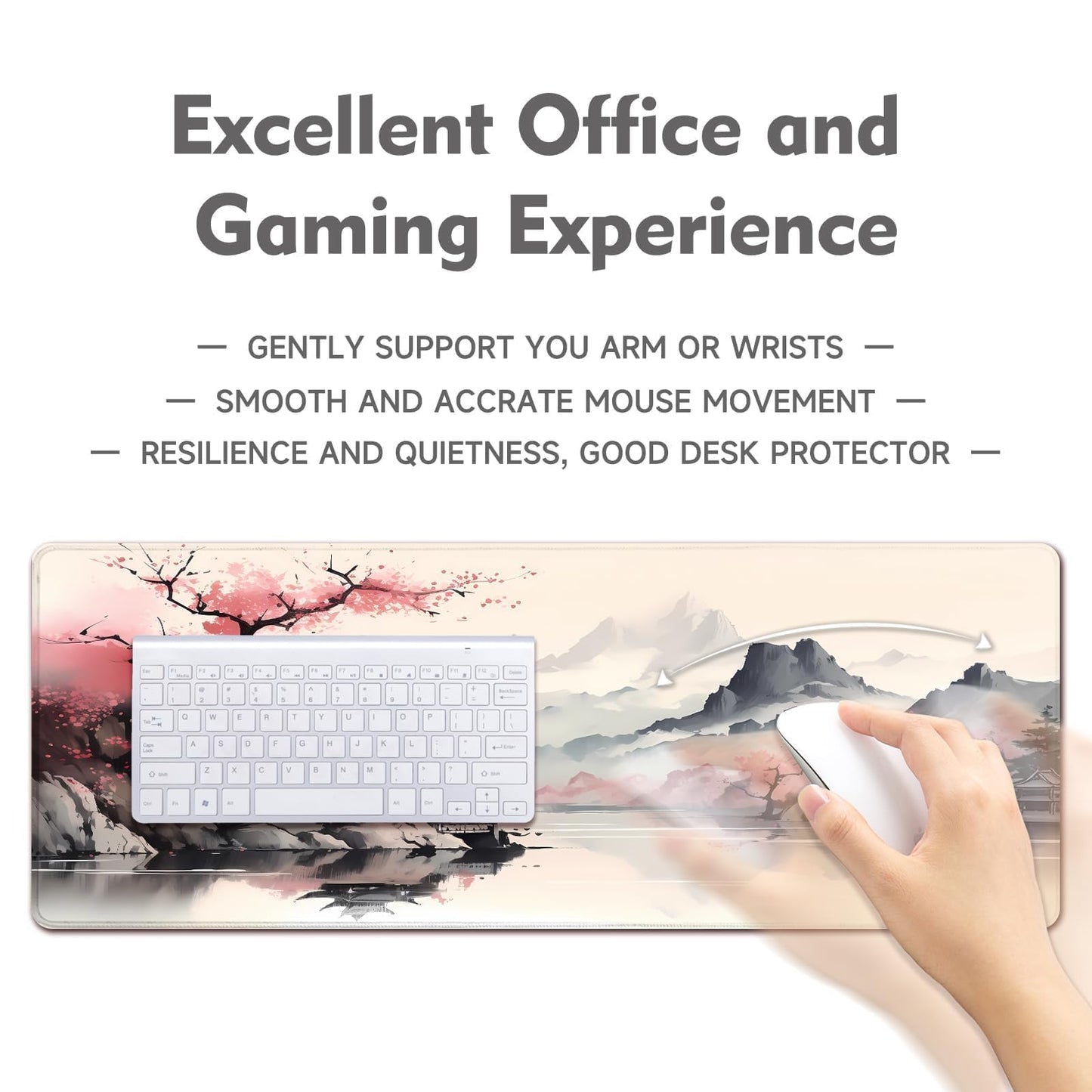 Gaming Mouse Pad Desk Pad XL Large Mouse Mat Keyboard Mat Office Desk Decor AccessoriesKeyboard Mat