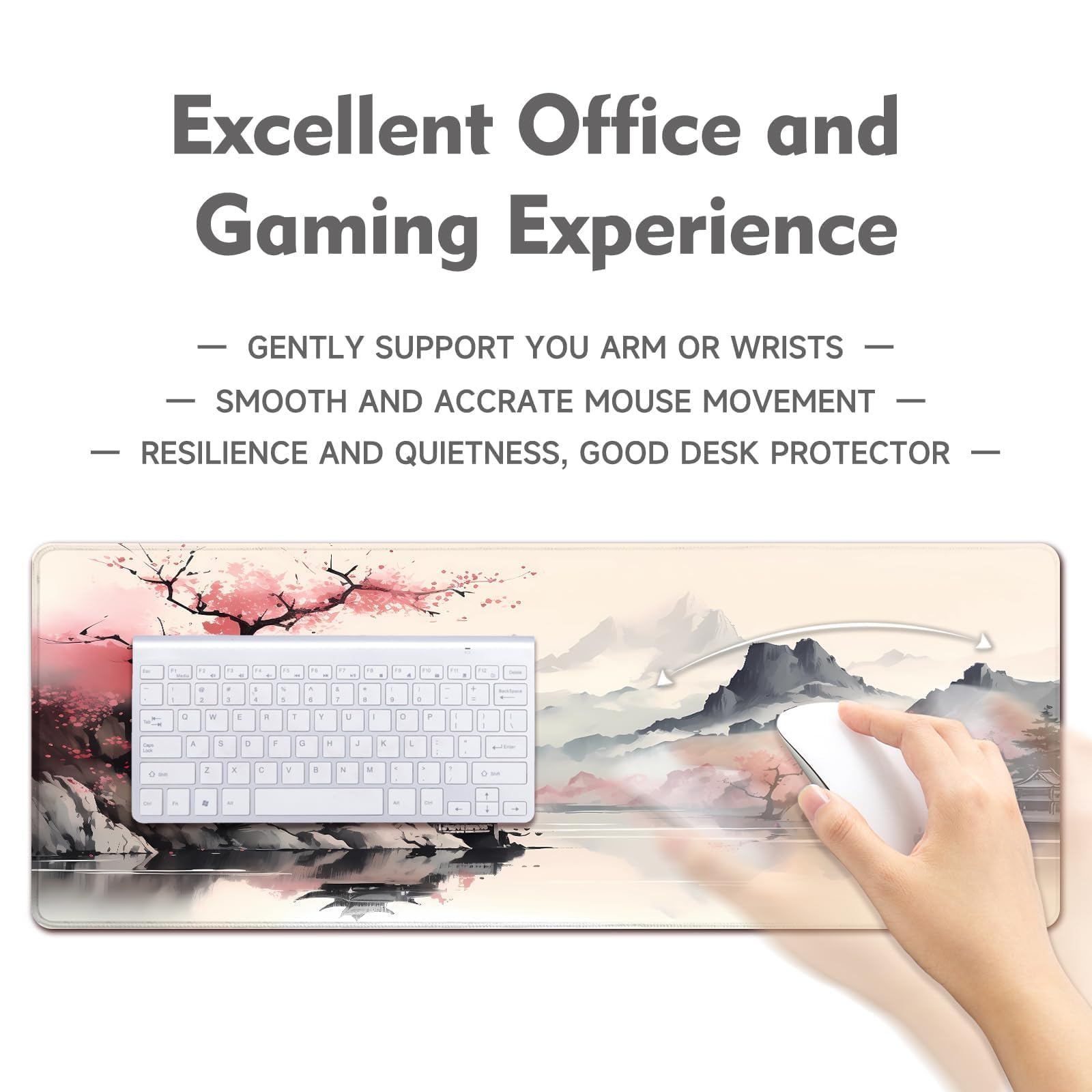 Gaming Mouse Pad Desk Pad XL Large Mouse Mat Keyboard Mat Office Desk Decor AccessoriesKeyboard Mat