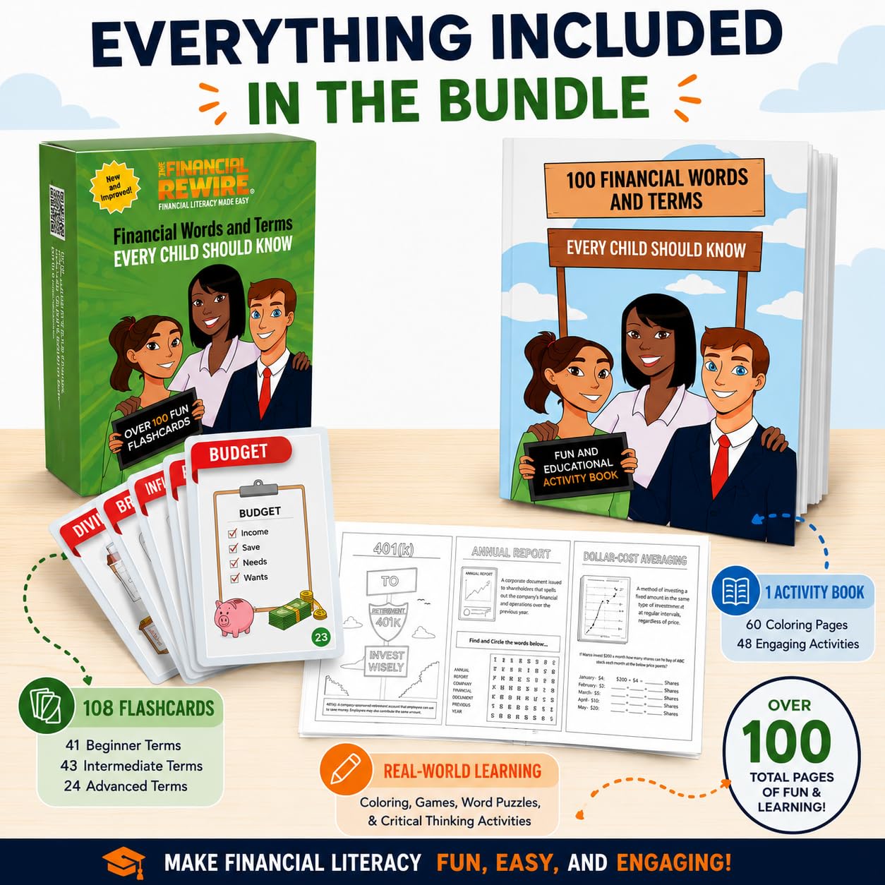 Words and Terms Every Kid Should Know (Gen 2 Deck and Activity Book)
