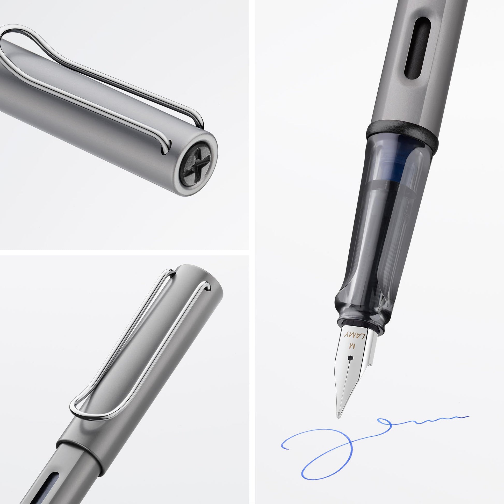 LAMY AL-star graphite - Fountain Pen with ergonomic grip & polished steel nib in size M