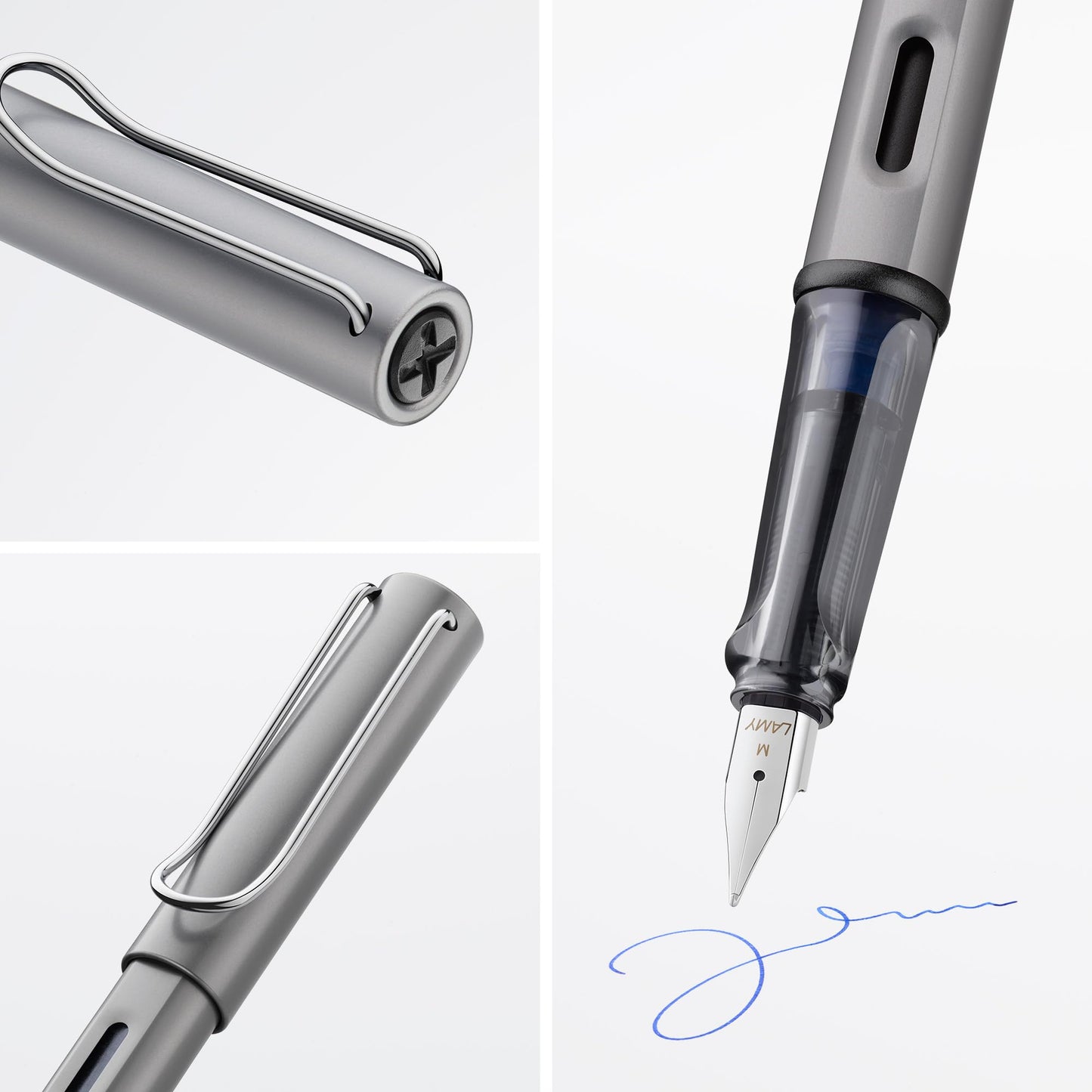 LAMY AL-star graphite - Fountain Pen with ergonomic grip & polished Left-Handed steel nib (LH) in