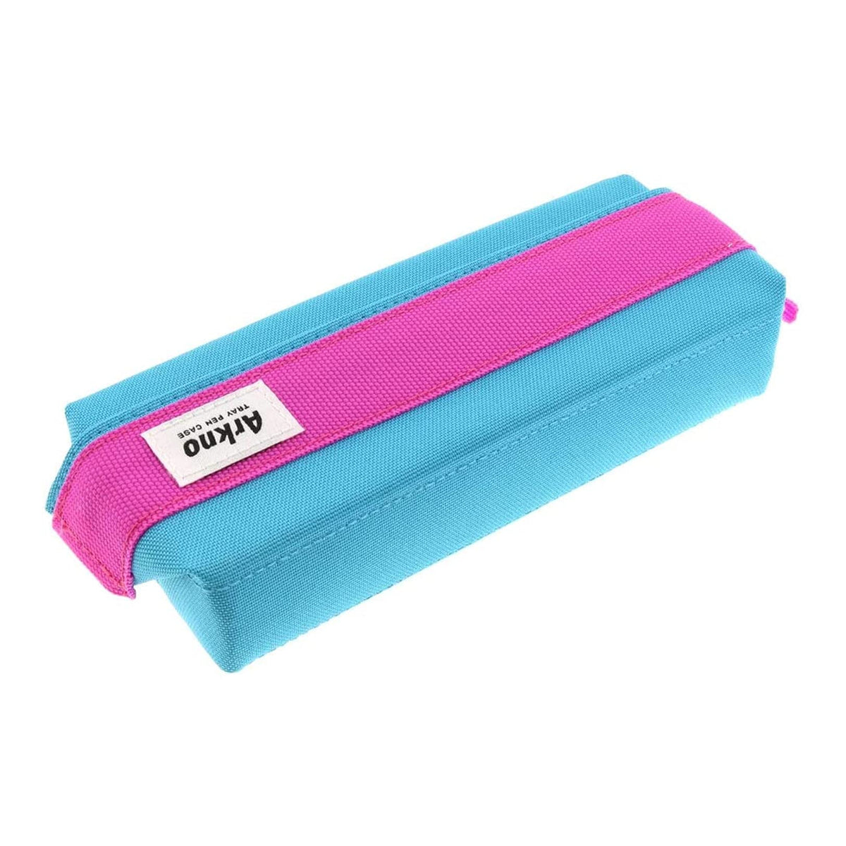 SUN-STAR Pen Case Arkno Large Capacity Pencil Holder Portable Pencil Pouch for Office Light Blue