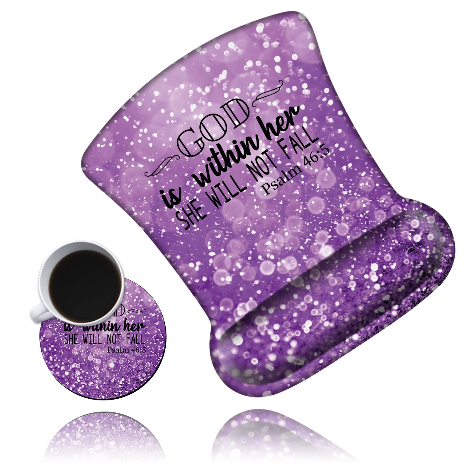 Ergonomic Mouse Pad with Wrist Support Gel Mouse Pad with Wrist Rest, Comfortable Computer Mouse