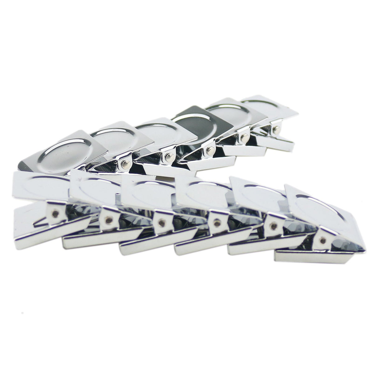 Ogrmar 12 Pack Magnetic Clips 1.75 Inch Heavy Duty Refrigerator Magnet Clip