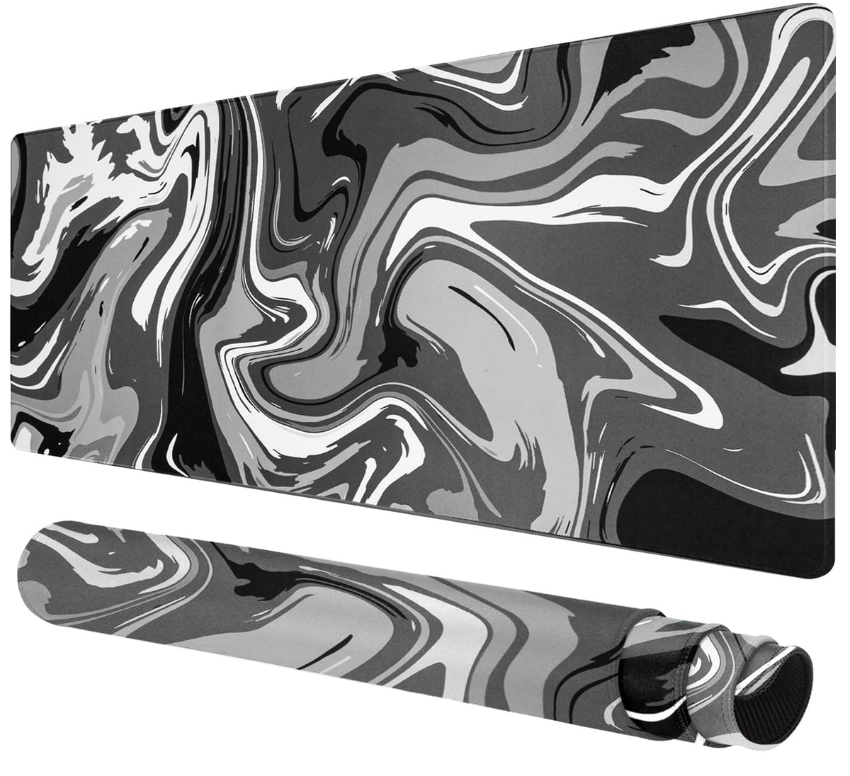 Rcege Large Gaming Mouse Pad Extended Desk Mat with Non Slip Stitched Edge