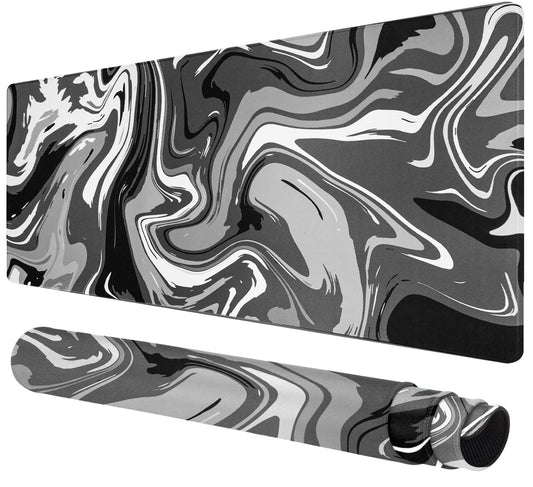 Rcege Large Gaming Mouse Pad Extended Desk Mat with Non Slip Stitched Edge