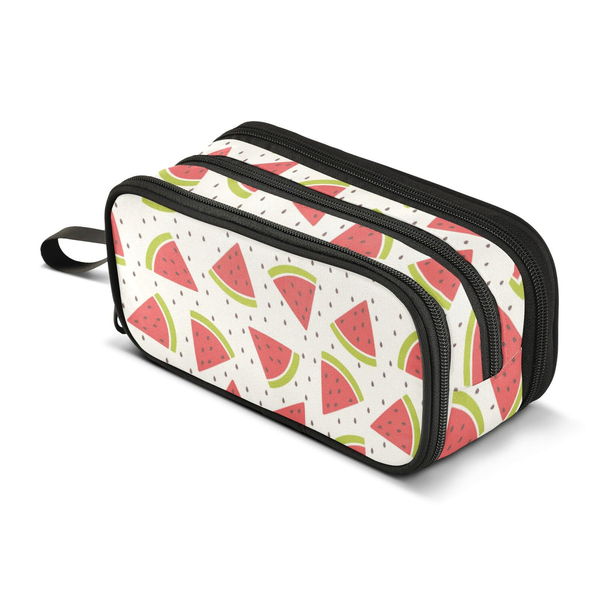 Sletend Pencil Case Watermelon Fruit 3 Compartments Pencil Pouch