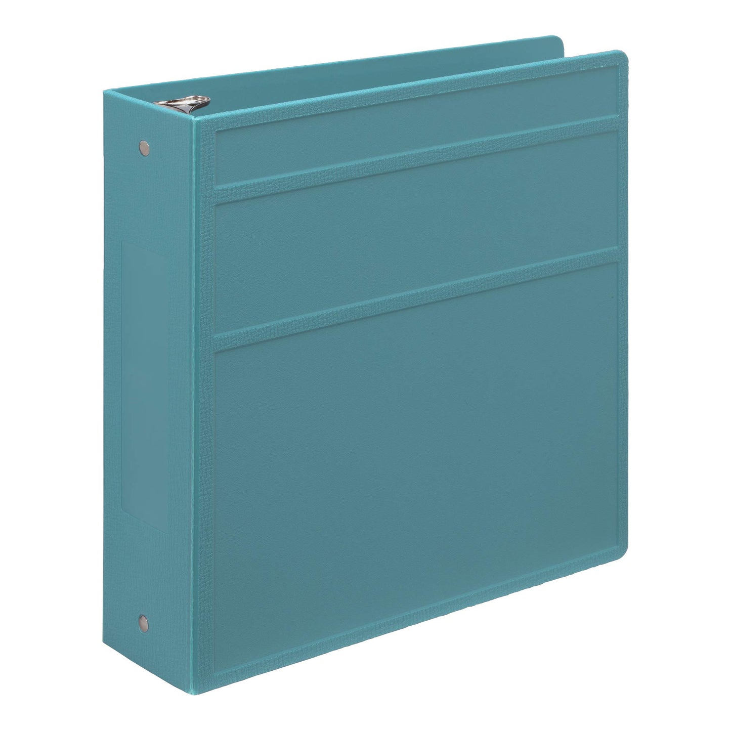 Carstens 3-Inch Heavy Duty 3-Ring Binder - Side Opening, Powder Blue, Durable Plastic, Precision