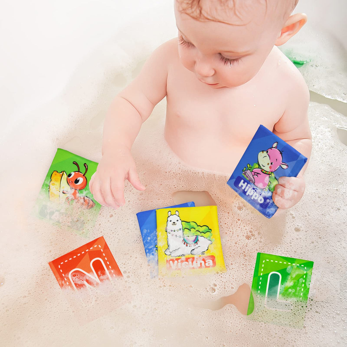 Dr.Rapeti ABC Flash Cards, Soft Alphabet Cards, 26pcs ABC Alphabet Cards