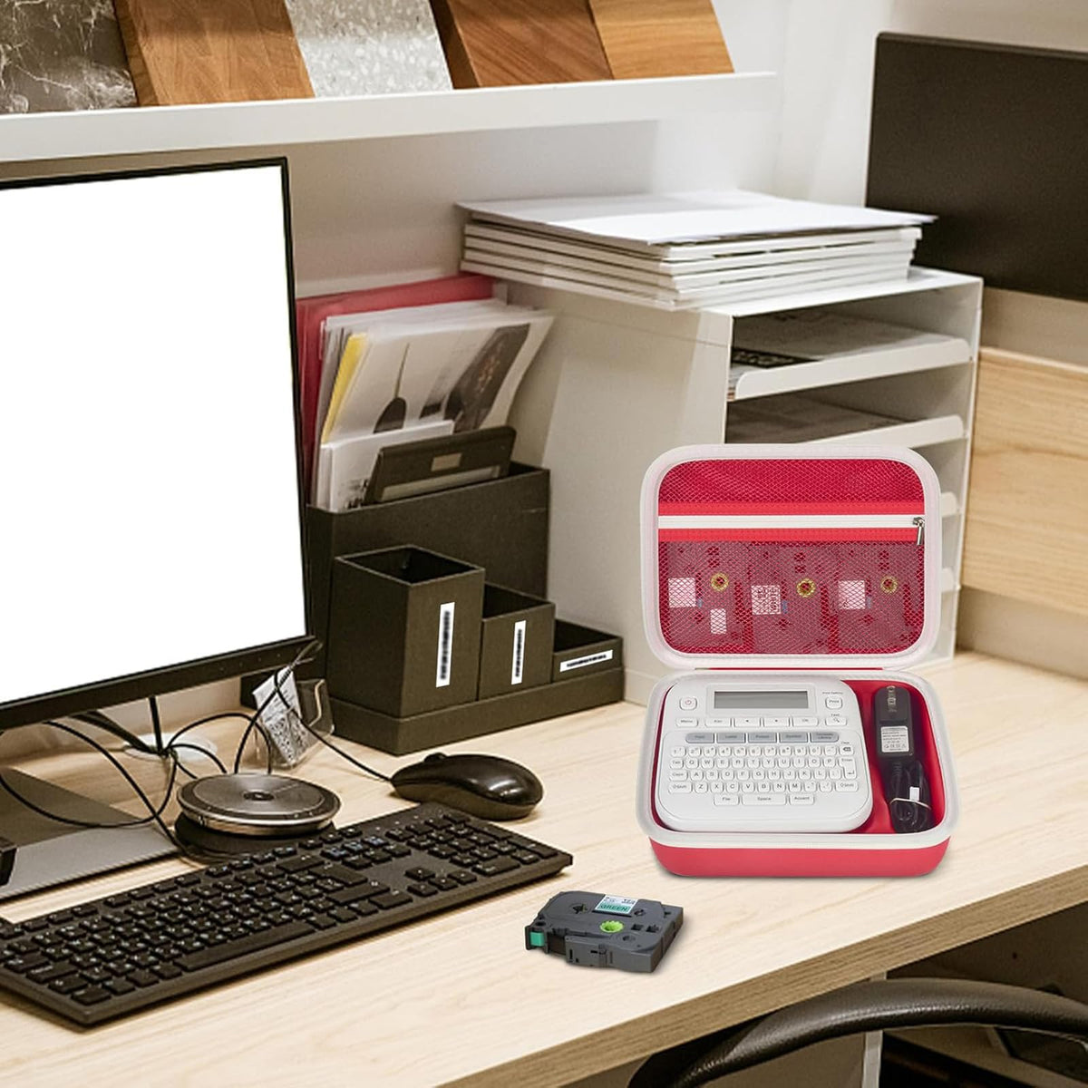 GWCASE Hard Label Maker Case for Brother P-Touch PT-D220/PT-D210, Case Only
