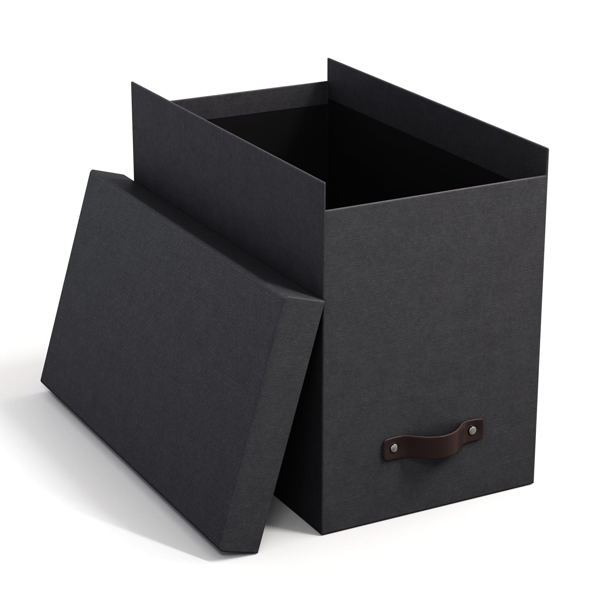 Bigso John Desktop File Box - Storage Solution and Document Organizer for Important Paperwork