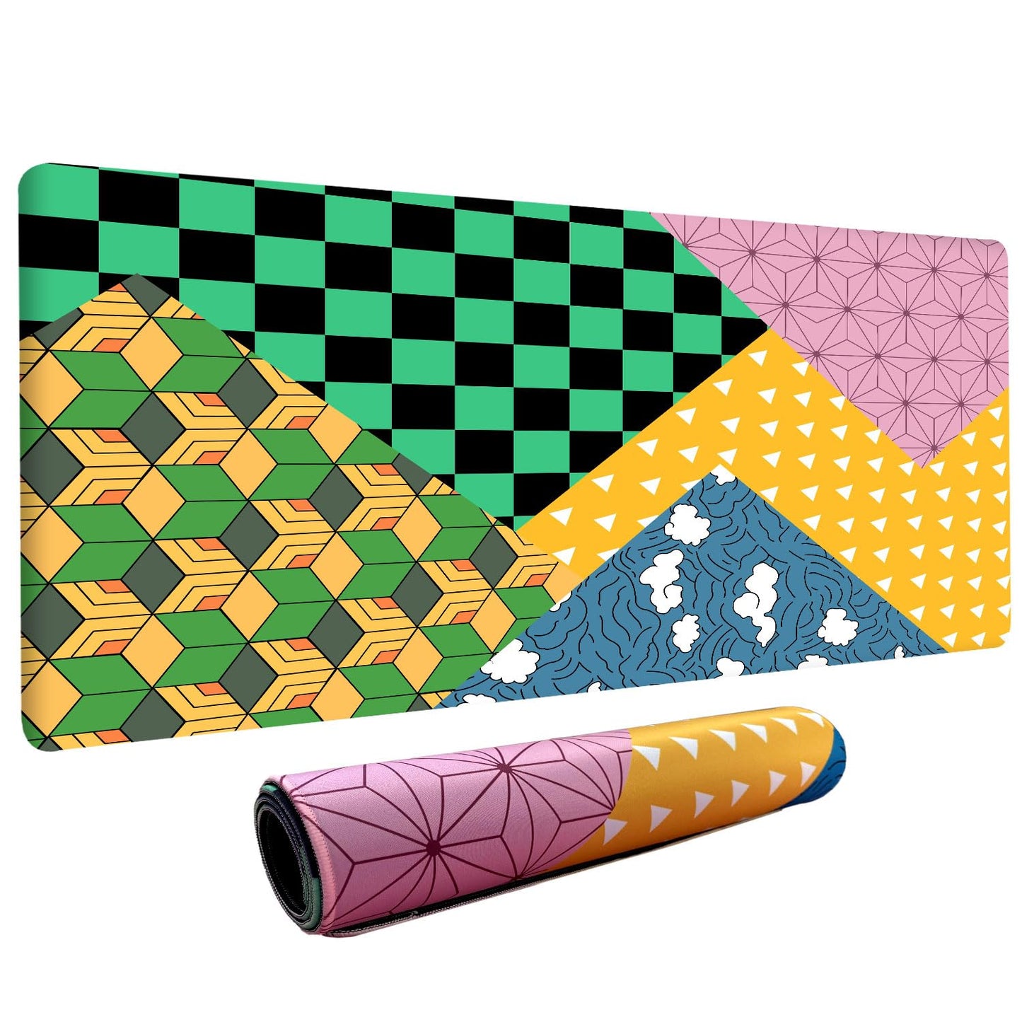 XXL Mouse Pad, Super Thick Waterproof Desk Mat with Stitched Edge