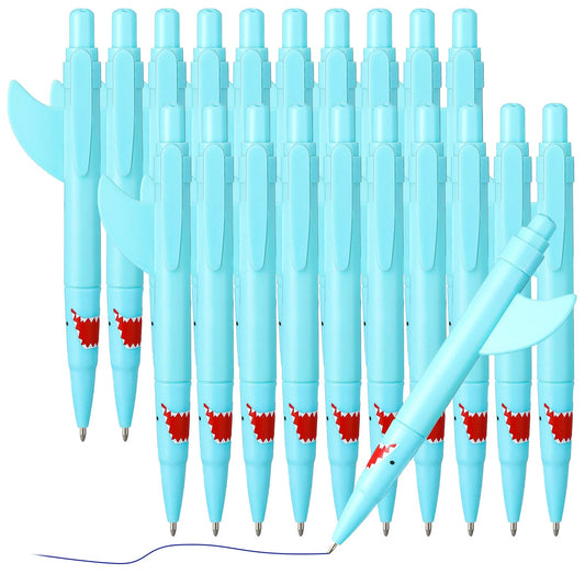 Sinmoe Shark Pens for Kids Cute Fun Pens Bulk Plastic Novelty Shark Pencil Back to School Sharks