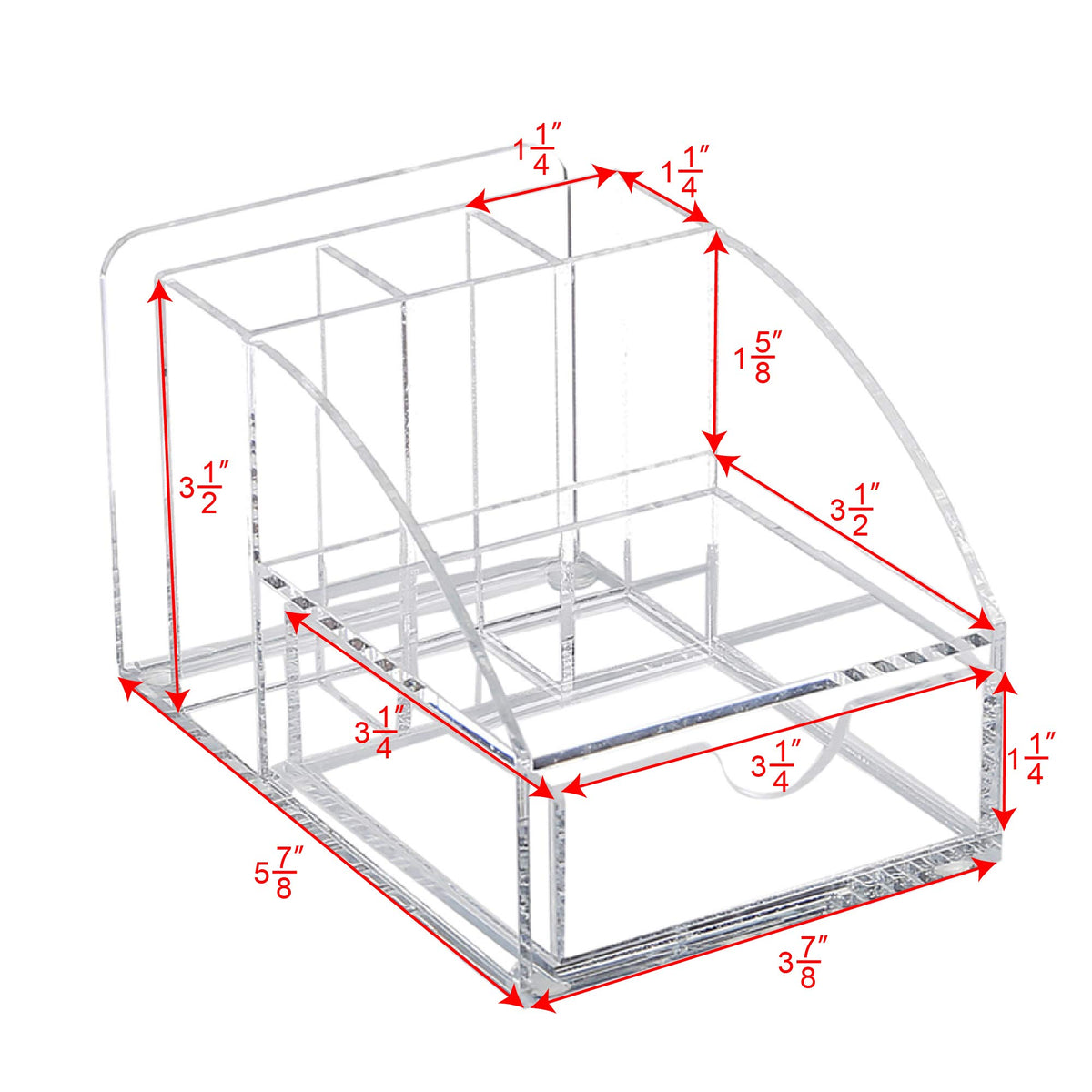 Ikee Design Acrylic Premium Desktop Office Supplies Organizer