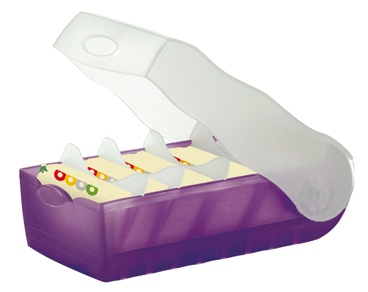 HAN 998-673, Croco Flashcard Index Box. for Learning Vocabulary in an Ingeniously Simple Way, A8