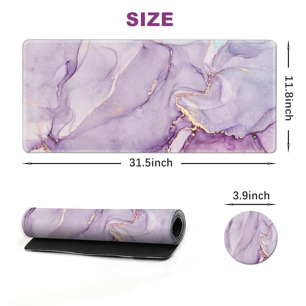 ArtSo Large Gaming Mouse Pad Extended Desk Pad XL Keyboard Mat Long Mousepad Decor Writing Pad