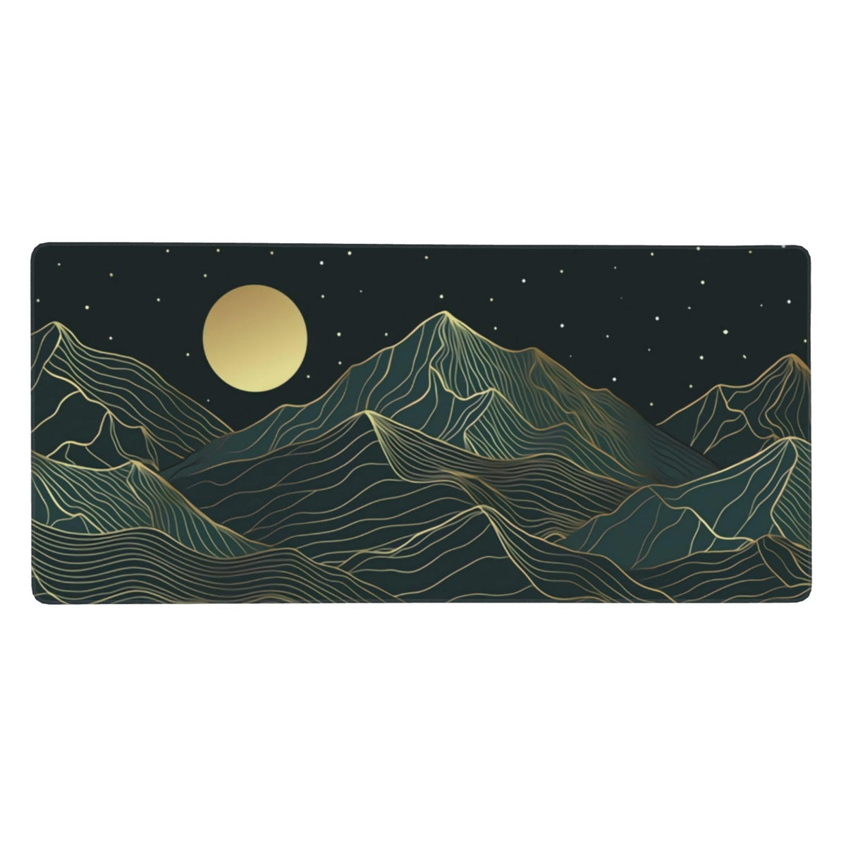 BEYIMEN Mountain & Moon Large Gaming Mouse Pad, 35.4 x 15.7 in