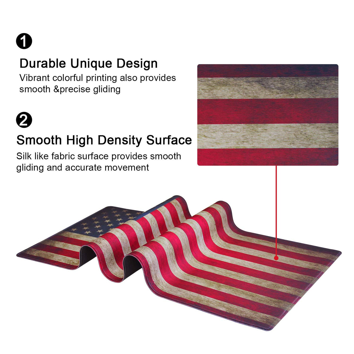 Meffort Inc Extra Large Extended Gaming Desk Mat Non-Slip Rubber Pads Stitched Edges XXL Mouse Pad