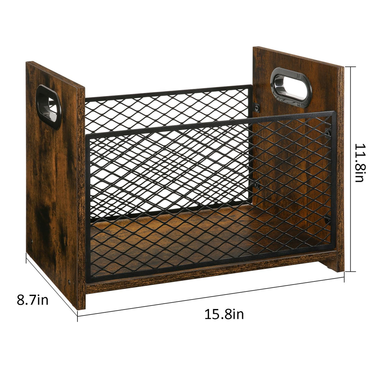 YINMIT Magazine Holder, Large Magazine Rack Floor, Book Storage Basket