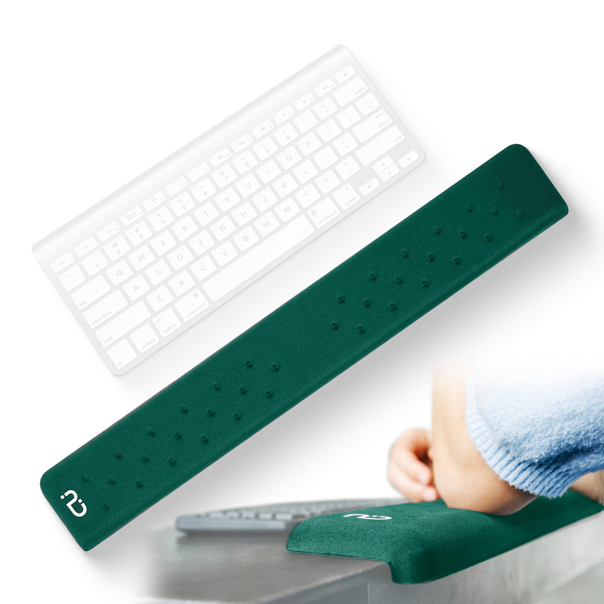 EdgeRest PostureUp L-Shaped Desk Long Wrist Rest Elbow, Forearm & Wrist Comfort Support for Table